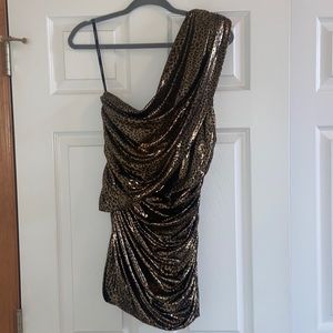 Bebe One Shoulder Dress